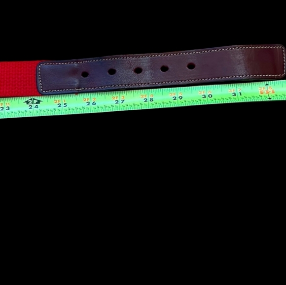 Levi’s Strauss & Co Vintage Brass Buckle & Belt made by Century 1980s Size 30 - Picture 8 of 8